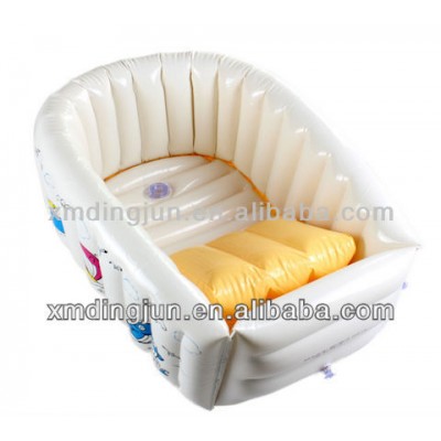 Soft Inflatable baby bathtub,portable baby bath tub with stand,little baby bath tub