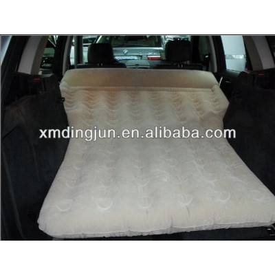 Car air bed for the vehical mattress, car cellular Flocked inflatable air ,flocking and PVC car mattress