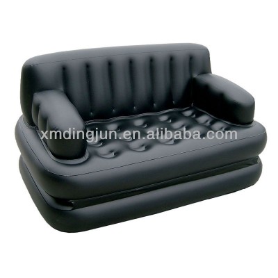 Top Quality Inflatable Sofa,Flocked PVC 5 In 1 Sofa Bed