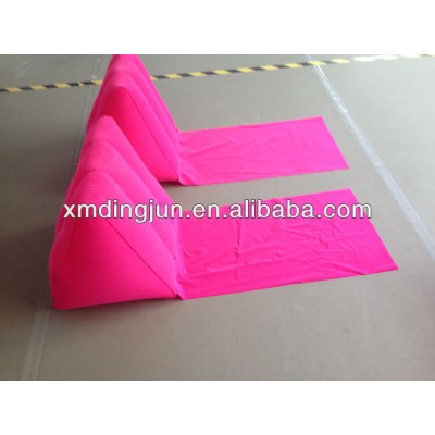 pink picnic wedge cushion, inflatable beach lounger,music playing seating cushion